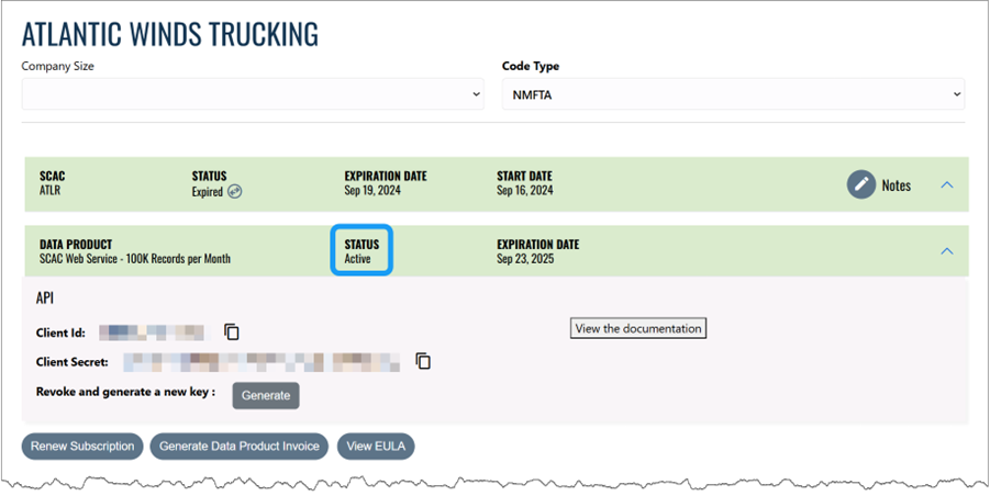 Figure 5-19 API Status on the Account Profile.png