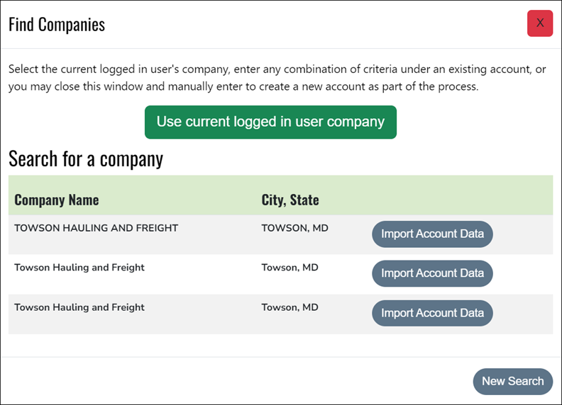 Figure 4-3 Find Companies Import Account Data Screen.png